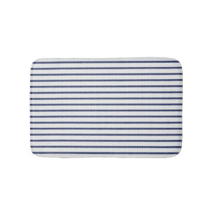 Oxford Stripe Bath Mat