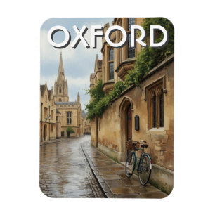 Oxford University England Travel Magnet