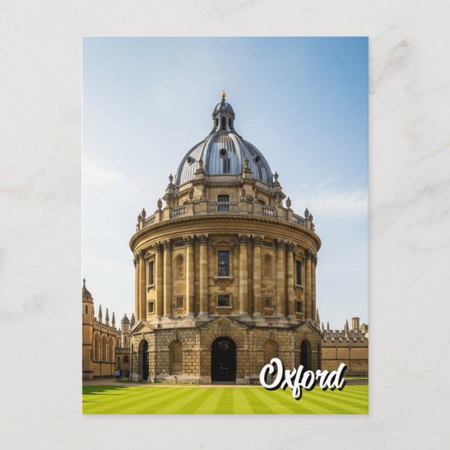 Oxford University Radcliffe Camera England Travel Postcard (Front)