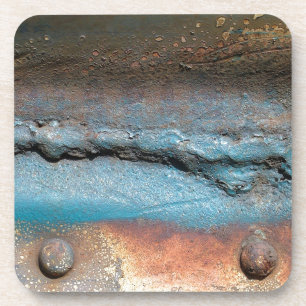 Oxidised Metal Coaster