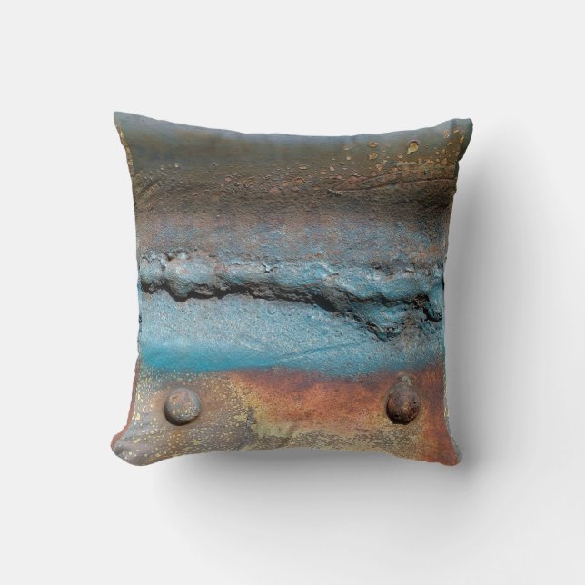 Oxidised Metal Cushion (Front)