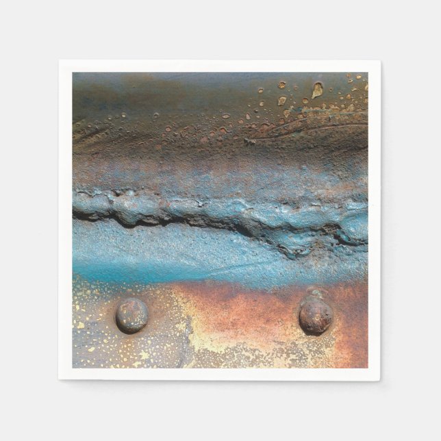 Oxidised Metal Napkin (Front)