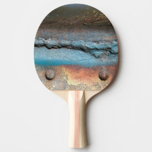 Oxidised Metal Ping Pong Paddle