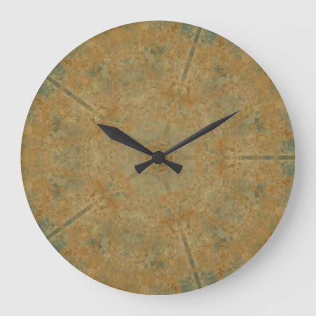 Oxidised Rust Large Clock (Front)