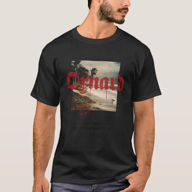 Oxnard California Ca Tattoo Beach Surf T-Shirt (Front)