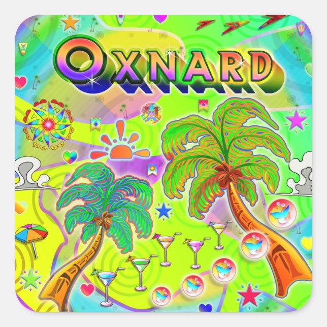 Oxnard Mind Focus Sticker (Front)
