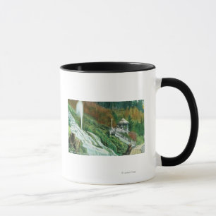 Oxone Falls and Spring ViewShasta Springs, CA Mug