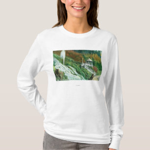 Oxone Falls and Spring ViewShasta Springs, CA T-Shirt