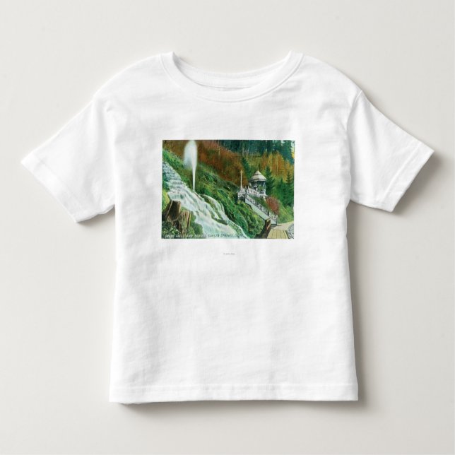 Oxone Falls and Spring ViewShasta Springs, CA Toddler T-Shirt (Front)