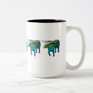 "Oxtentatious" Two-Tone Coffee Mug