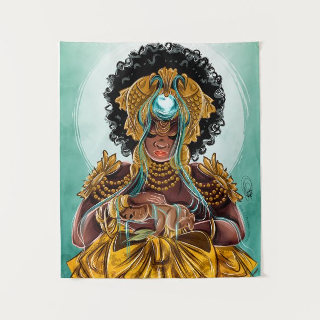 Oxum per Porciunic N.C Oradium Tapestry (Front)