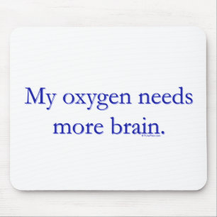 Oxy Brain Mouse Pad