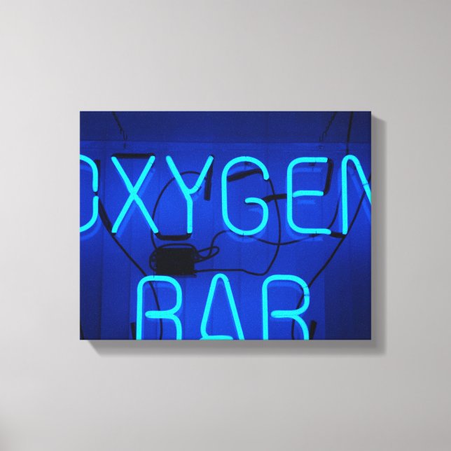 Oxygen Bar Canvas Print (Front)
