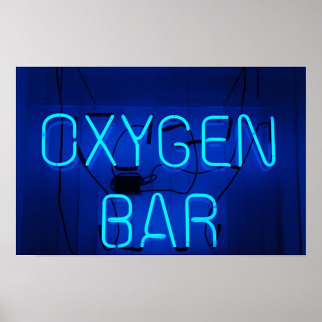 Oxygen Bar Poster (Front)