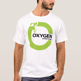 Oxygen Logo On White T-Shirt