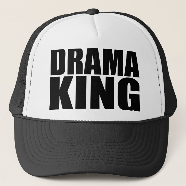 Oxygentees Drama King Trucker Hat (Front)