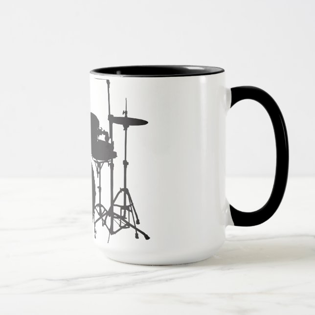 Oxygentees Rock and Roll Drums Mug (Right)