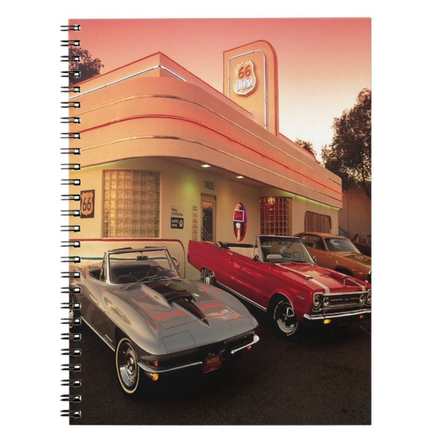 Oxygentees Vintage Auto Notebook (Front)