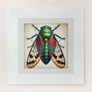 Oxylamia beetle 200724IREF218 - Watercolor Jigsaw Puzzle