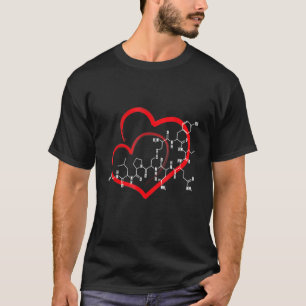 Oxytocin Molecule Love Science Teacher Valentines  T-Shirt
