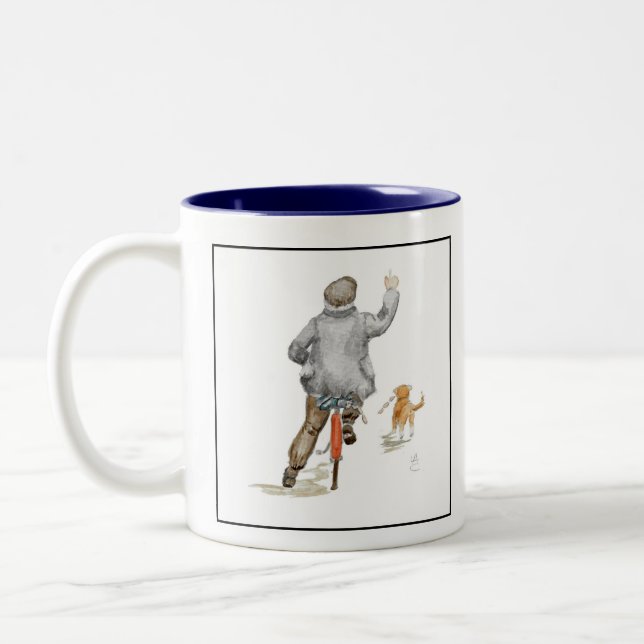 Oy! Come Back Two-Tone Coffee Mug (Left)