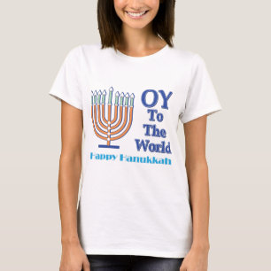 Oy-To-The-World-Happy-Hanukkah T-Shirt