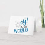 Oy to the World Holiday Card<br><div class="desc">Hanukkah Humor
Oy to the World</div>