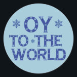 OY to the World Stickers<br><div class="desc">OY to the World Funny and Festive Holiday Humour Stickers</div>