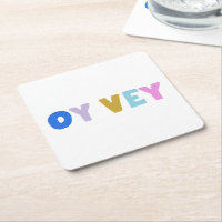 Oy Vey Funny Yiddish Expression Cute Colourful