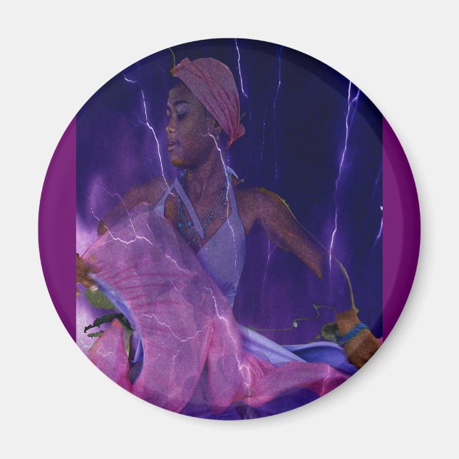 OYA DANCING BY LIZ LOZ MAGNET (Front)
