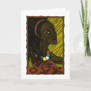 Oya Greeting Card