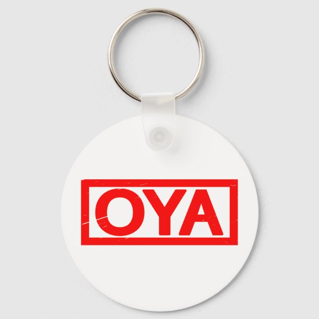 Oya Stamp Key Ring (Front)