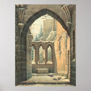 Oybin Monaste - Karl Beichling Fine Art Poster