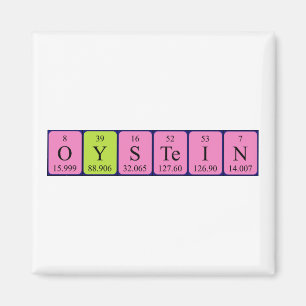 Øystein periodic table name magnet