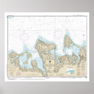 Oyster and Huntington Bays Nautical Chart 12365