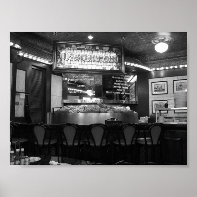Oyster Bar French Quarter New Orleans, Louisiana Poster (Front)