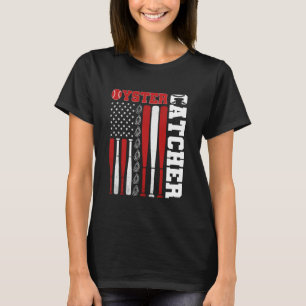 Oyster Catchers Baseball Funny T-Shirt