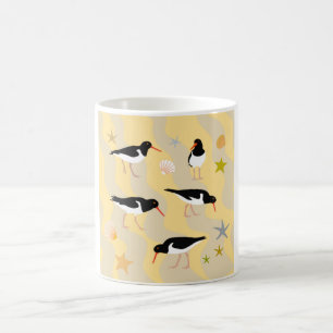 Oyster catchers Standard mug