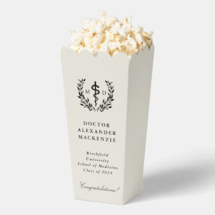 Oyster/Cream MD Asclepius Graduation Favour Box