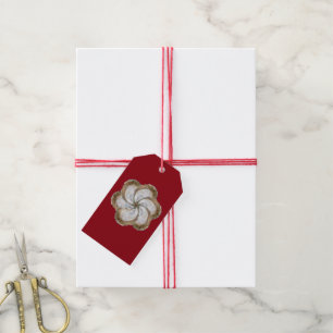 Oyster Flower Gift Tag - Design C