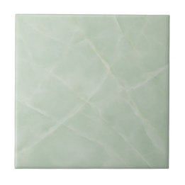 Oyster Green Onyx | Crystal Stone Pattern Ceramic Tile