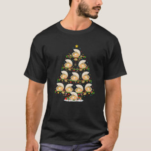 Oyster Lover Xmas Lighting Santa Oyster Christmas T-Shirt