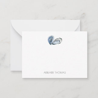 Oyster Personalised Stationary  Card