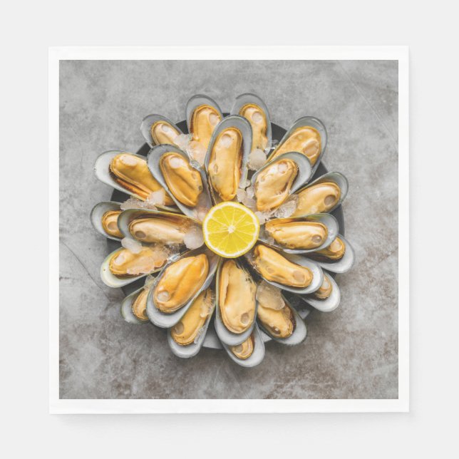 Oyster Platter Napkin (Front)