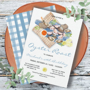Oyster Roast Bake Party Invitation
