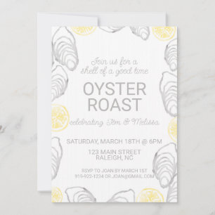 Oyster Roast Engagement Party Invitation