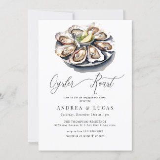 Oyster Roast | Engagement Party Invitations