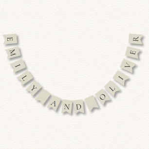 Oyster Shells Wedding Bunting