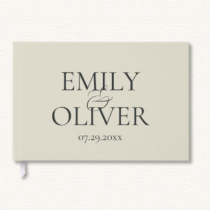 Oyster Shells Wedding  Guest Book