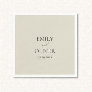 Oyster Shells Wedding  Napkin